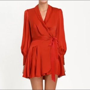 Zimmermann Scarlet Wrap Dress